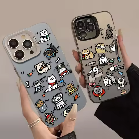 Funny Cartoon Cat Dog Matte Phone Case for Huawei Honor X8d X5c X9d X6c X7d 400 200 90 X6b X7a X9a X