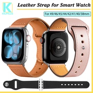 Leather Strap for IWatch Apple Watch Ultra 3 2/ Ultra Series 11 10 9 8 7 6 5 4 SE 3 2 49 45 46 41 44