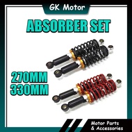 ADJUSTABLE ABSORBER 280MM 330MM EX5 DREAM C70 GBO WAVE DASH BONUS SPORT BONUS LAGENDA ABSOBER SRL110