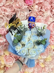 現貨💐Marvel Batman蝙蝠俠Iron man DC復仇者聯盟 超人 美國隊長 蜘蛛俠Spider-Man superman🦸‍♀️畢業花束🎓送禮袋送燈送卡🔥520情人節 花禮 母親節花束 迷