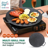 Grill Pan / Plate Induction Frying Pan Grill/ Flat Frying Pan/ Flat Baking and Cooking Pan/ 30Cm 34C