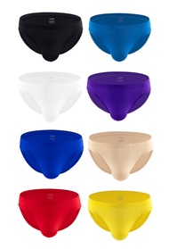 Gudan LSAMDIR Mens Silky Bikini Briefs Low Rise Pack of 4 or 8