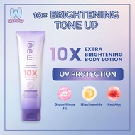 WW Mooi 10X Brightening Tone Up Booster Body Lotion UV Protection Brightening Moisturizing XX014