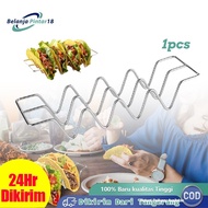 Taco Holder Pizza Taco Stainless Steel 304 Taco Shell 4 Grid Leather Taco Rack Stand Holder Pizza Ta