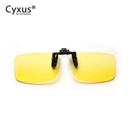 Cyxus Clip On Blue กรองแสง UV แว่นคอมพิวเตอร์ Anti Eyestrain แว่นตาสำหรับทั้งชายและหญิง (ขนาดเล็ก/ขนาดมาตรฐาน/ขนาดใหญ่) 8000Y05