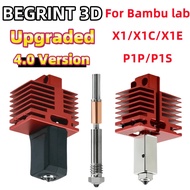 New Hotend For Bambu Lab P1P X1C P1S X1 X1E V4.0 Upgrade Hot end Print Head 3D Printing Parts for ba