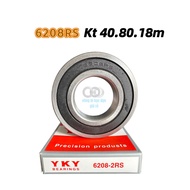 YKY bearing, Koyo 6208-2RS size 40x80x18m
