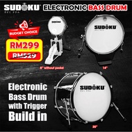 Sudoku Electronic Electric Digital Bass Drum Pad Size 10" 12" 18" 20" 22" (support Roland,Yamaha,Ale