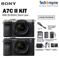 Sony A7C II / A7CII Mirrorless Camera Body & 28-60mm Lens ( 1+1 Year Sony Malaysia Warranty)