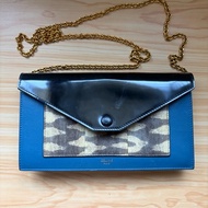SS16絕版 Celine Pocket Large Flap on Chain WOC 信封鏈條包