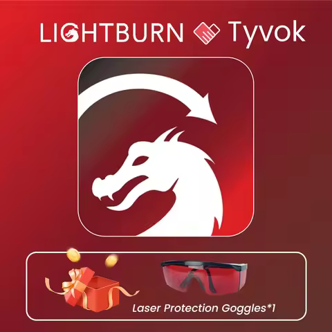 Tyvok LightBurn Software License key Laser Engraving/Cutting Core License GCode Controller With All 