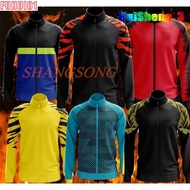 Ready Stock【Free Custom Name Number】Team Malaysia Jacket Unisex Stand Collar Full Zip Track Jacket S