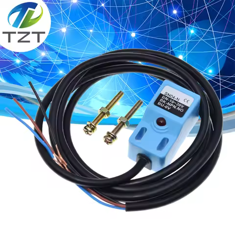 TZT 1/3PCS SN04-N SN04-N2 SN04-P SN04-P2 DC NPN NO NC 4MM DC 10-30V SN04 Inductive Proximity Sensor 