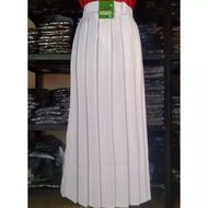 [ COD ] Rok Rempel Panjang SMP SMA SMK Seragam Sekolah / Rok Formal / Rok Sekolah Warna Biru Abu-abu