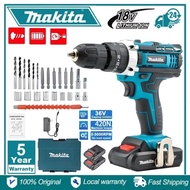 MAKITA Drill Cordless Drill Bateri Impact Drill Makita Hammer Drill Electric Screwdriver Gerudi