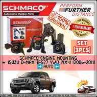 Isuzu D-MAX Dmax TFS77 4WD AWD 4X4 (2006-2011) ( AUTO ) SCHMACO ENGINE MOUNTING SET