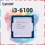 Intel Core i3 6100 Processor LGA 1151 3.7GHz 3M Cache Dual-Core 51W Lyczar Desktop CPU
