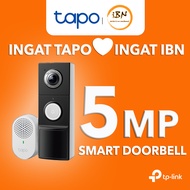 TP-Link Tapo D235 Loceng Pintu Video Pintar 2K 5MP – Bateri/Berwayar, Penglihatan Malam Berwarna