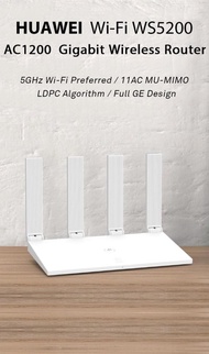 Modem Wifi Router Huawei Ws5200 Gigabit Dualcore Dual Band 2.4Ghz 5Ghz