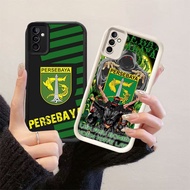 HK-65 Persebaya Shockproof Casing for Black and White Silicone Samsung A25 A24 A34 A17 A35 A26 FE S2