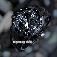 JAM TANGAN PRIA CASIO G SHOCK TERBARU DUAL TIME AKTIF DIGITAL DAN ANALOG