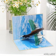 [Haluoo] Card Gifts 3D Popup Card for Fathers Day Children
