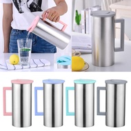 PETSOLA Large Capacity Stainless Steel Water Pitcher Juice Pitcher Milk Pitcher