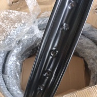 rim besi hitam motor cross size 1.6x21 /1.6x19 /1.85x18 /1.85x16/(36 lubang)