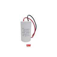 TIPID HOME MOTOR RUN SH CAPACITOR CBB60 WHITE 450VAC (1-PC per ORDER) WIRE LEAD CYLINDER FOR WASHING