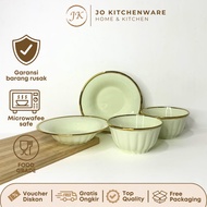 Unique Premium Ceramic Gold List Pickle Plate and Bowl Multipurpose Soup Plate and Bowl/ JJ647 JJ648