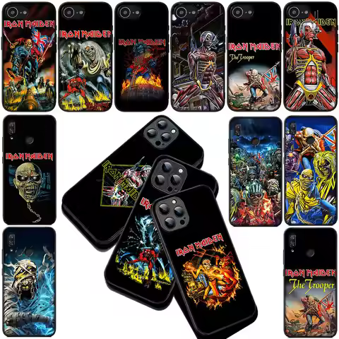 I-Irons Rock M-Maidens Cover for Samsung Galaxy S22 S21 S20 FE Ultra Plus A07 A15 A16 A17 A25 A37 A5