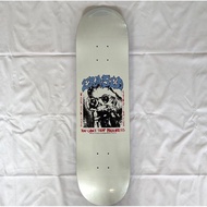 Erased “You Can't Stop Progress White” 8.0” x 31.4” / 8.25” x 31.5” Skateboard Deck