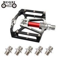 MUQZIRoad Bike Mountain Bike Folding Bicycle Pedal Anti-Slip Nail Non-Slip Plum-Shaped Steel Screw Accessories