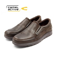 【Ready Stock】camel active Men Coffee Sebastian Slip On Shoes 851962-SO1R-33-COFFEE (Nubuck Leather)