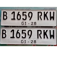 Car plate. full paint available in new fonts & old fonts