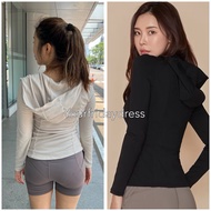 STL polar Slim Fit Athletic Fleece Gym Hoodie Jacket - Bodycon Gym Yoga Pilates Workout Zumba Winter