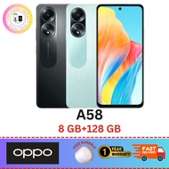 OPPO A58 (8GB+128GB) 6.72" LCD FHD l MediaTek G85 l 5000mAh 33W Flash Charge- 1 YEAR WARRANTY