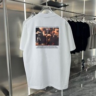 Off White New Ow Tide Brand Classic Oil Painting Off Short Sleeve T-shirt Ins Mens And Womens Loose 