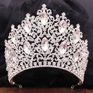 Pageant Crown Rhinestone Crown Baroque Vintage Wedding Tiara