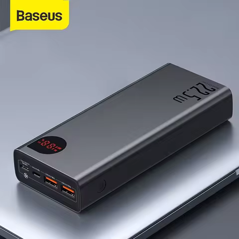 Baseus Power Bank 10000mAh 22.5W PD Fast Charging Powerbank Portable External Battery For iPhone 15 