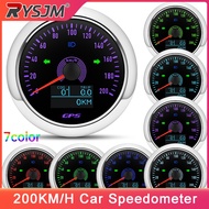 200KMH  80MM GPS Speedometer With GPS Antenna Car Speed Meter Gauge With GPS Antenna For Car Marine 