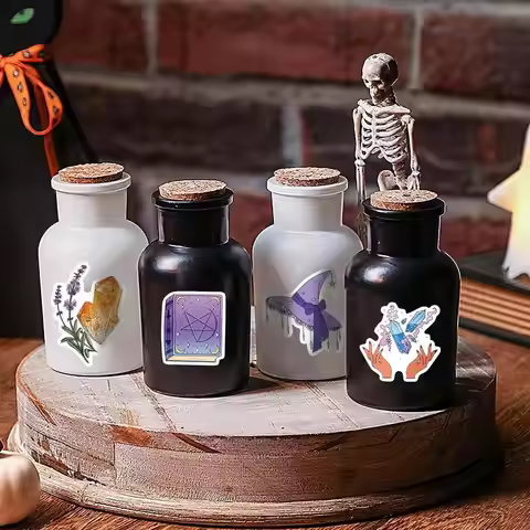 Potion Bottle Stickers 300 Pieces Potion Label Halloween Decoration Spooky Stickers Apothecary Label