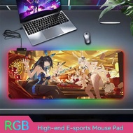 E_eternal R_return B_black S_survival Tapete Para Mouse Mouse Pad Laptop Cushion RGB Rubber Mouse Pa