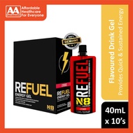 N8 Refuel Energy Drink Gel 40mLx10's (Lychee Flavour)