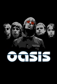 โปสเตอร์วง Oasis Band วงโอเอซิส Liam Noel Gallagher Music Poster รูปภาพขนาดใหญ่ ของสะสม ของแต่งบ้าน 