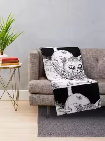 Soichi's Beloved Pet - Junji Ito Throw Blanket Multi-Purpose