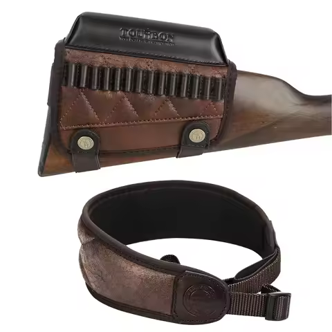 Tourbon Hunting Shotguns Rifle Cheek Riser Rimfire Rifle .22 LR /17 HMR Cartridges Bullet Ammo Holde