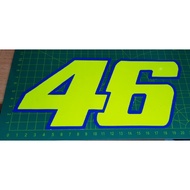 sticker motor rossi 46 (21cm x 10cm) cutting sticker