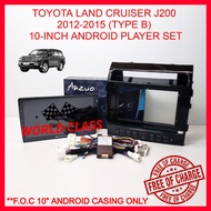 TOYOTA LAND CRUISER J200 2012-2015 (TYPE B) 10" SOUNDSTREAM ANDROID PLAYER FULL HD SCREEN(F.O.C ANDR