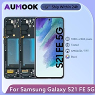 AMOLED LCD For Samsung Galaxy S21 FE S21FE 5G G990B G990U G990W G990E G9900 Display Touch Screen Dig
